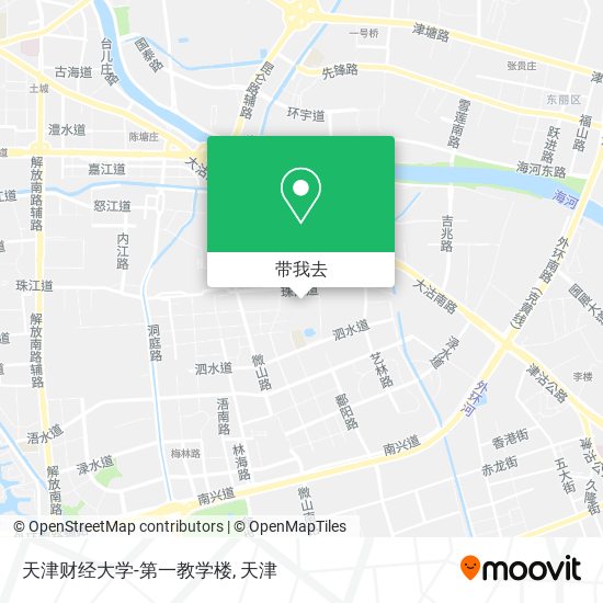 天津财经大学-第一教学楼地图