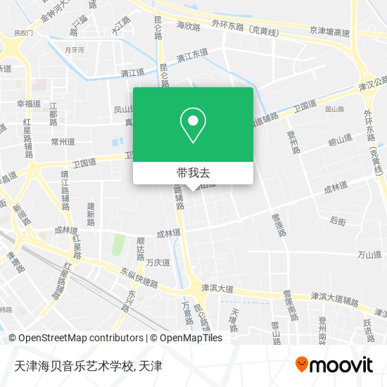 天津海贝音乐艺术学校地图