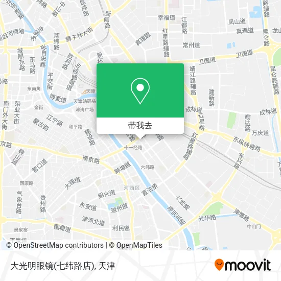 大光明眼镜(七纬路店)地图