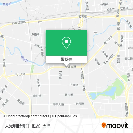 大光明眼镜(中北店)地图