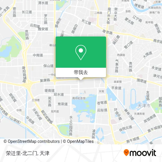 荣迁里-北二门地图