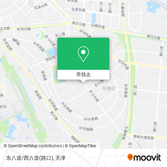 东八道/西八道(路口)地图