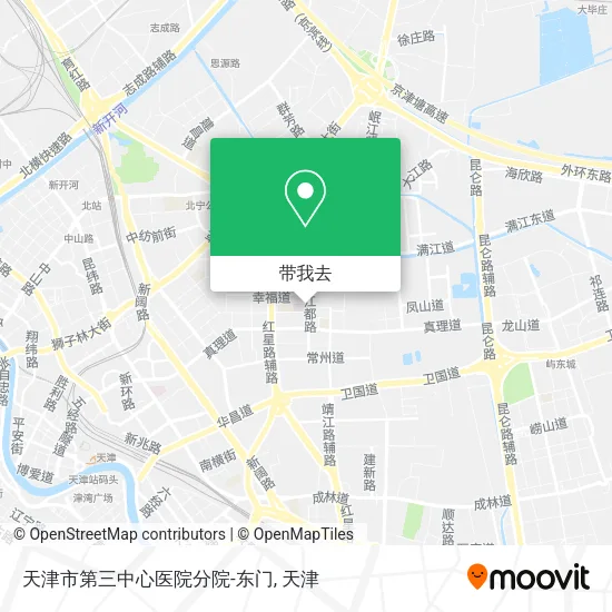 天津市第三中心医院分院-东门地图