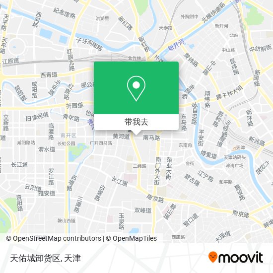 天佑城卸货区地图