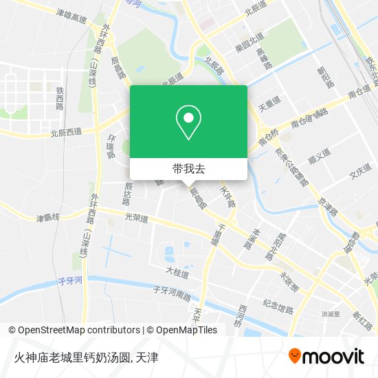 火神庙老城里钙奶汤圆地图