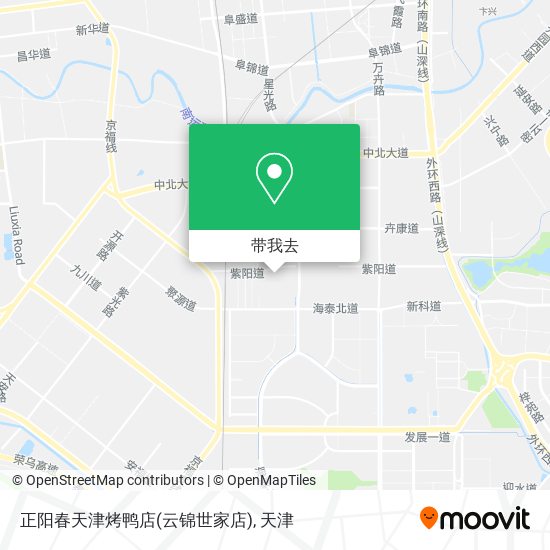 正阳春天津烤鸭店(云锦世家店)地图