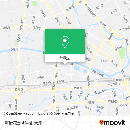 河怡花园-4号楼地图