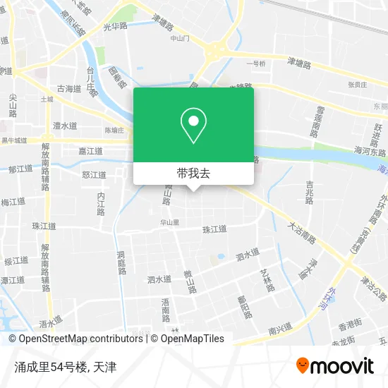 涌成里54号楼地图