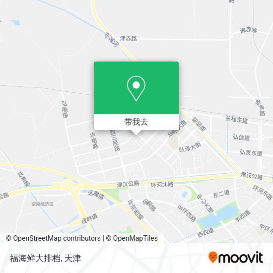 福海鲜大排档地图