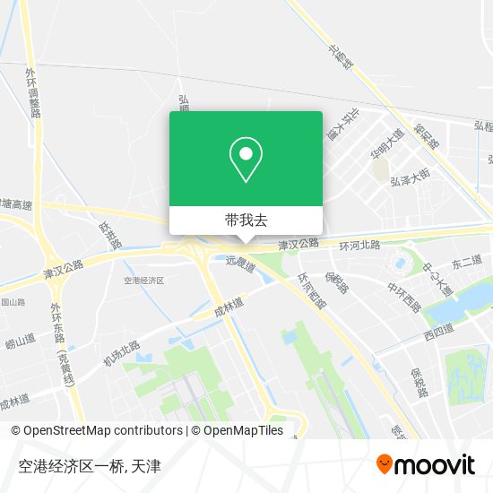 空港经济区一桥地图