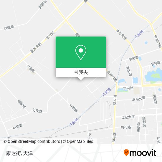 康达街地图