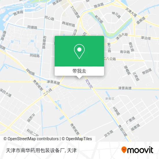 天津市南华药用包装设备厂地图