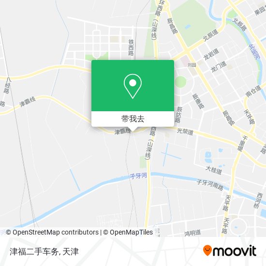 津福二手车务地图