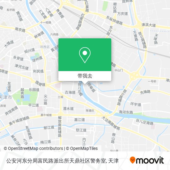 公安河东分局富民路派出所天鼎社区警务室地图