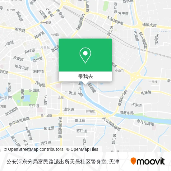 公安河东分局富民路派出所天鼎社区警务室地图
