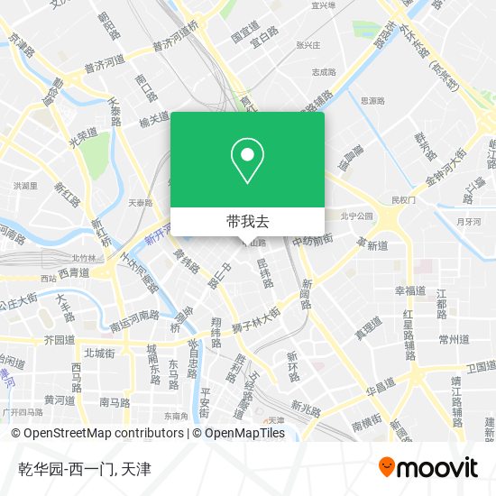 乾华园-西一门地图