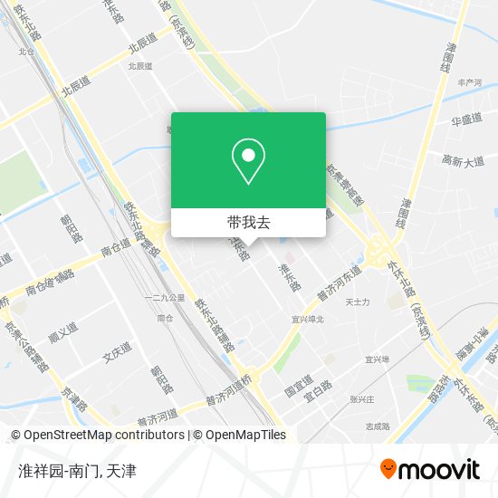 淮祥园-南门地图