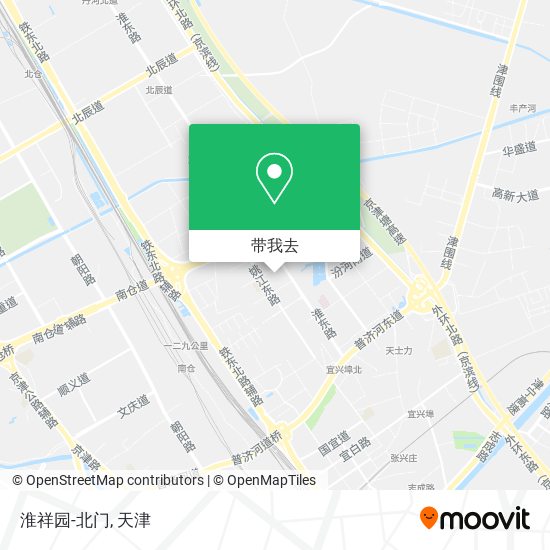 淮祥园-北门地图