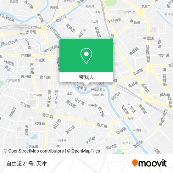 自由道21号地图