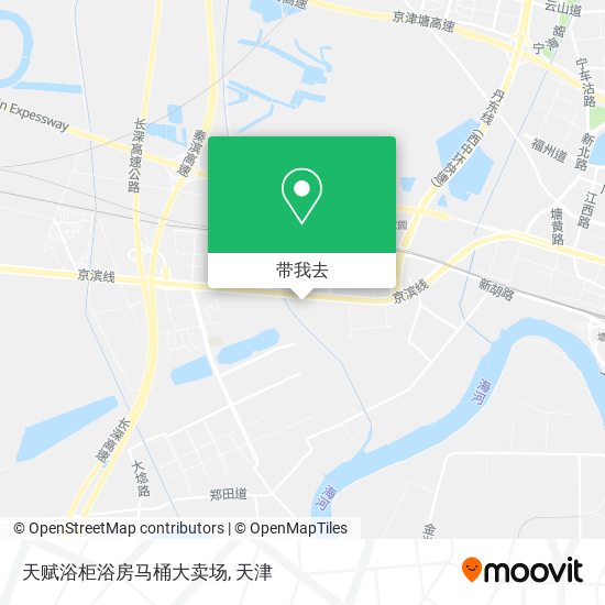 天赋浴柜浴房马桶大卖场地图