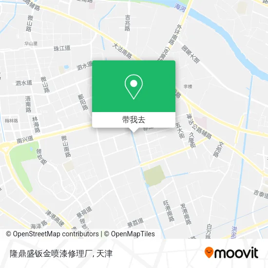 隆鼎盛钣金喷漆修理厂地图