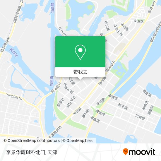 季景华庭B区-北门地图