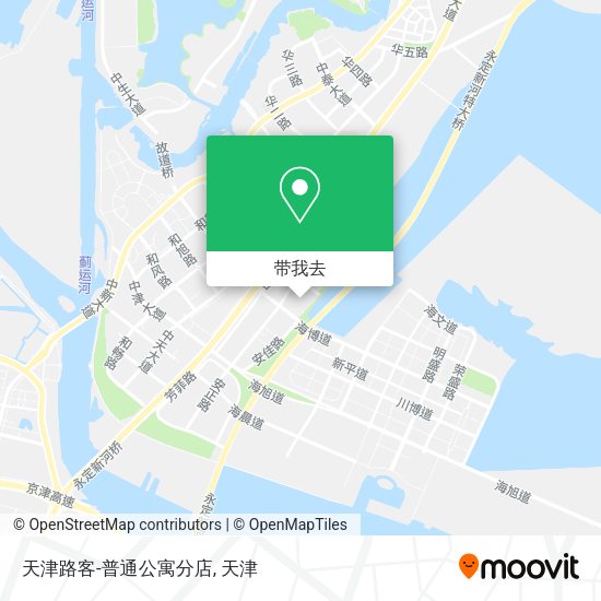 天津路客-普通公寓分店地图