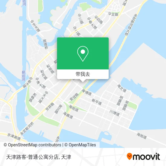 天津路客-普通公寓分店地图
