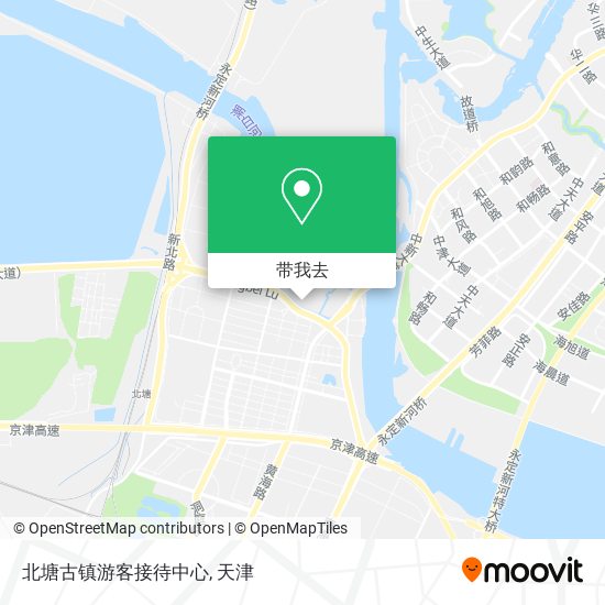 北塘古镇游客接待中心地图