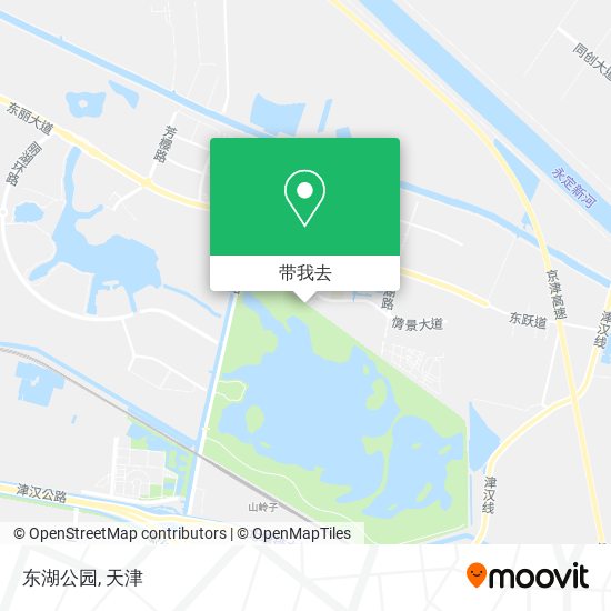东湖公园地图