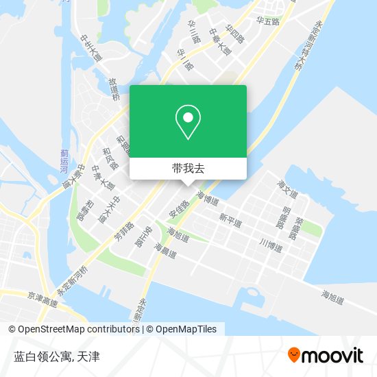 蓝白领公寓地图