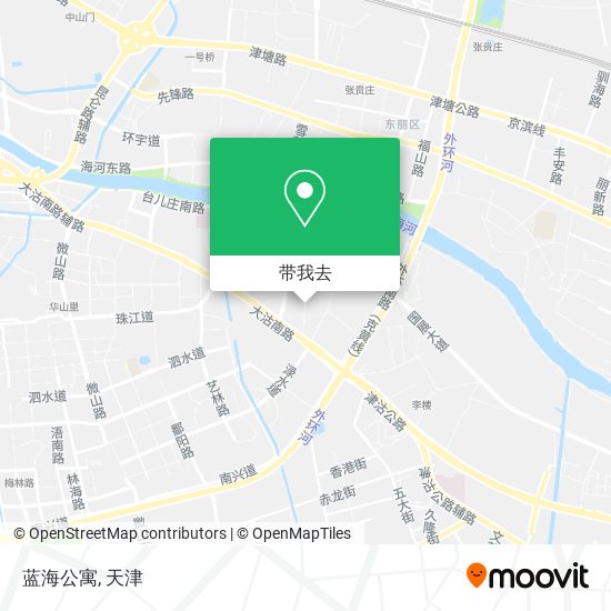 蓝海公寓地图