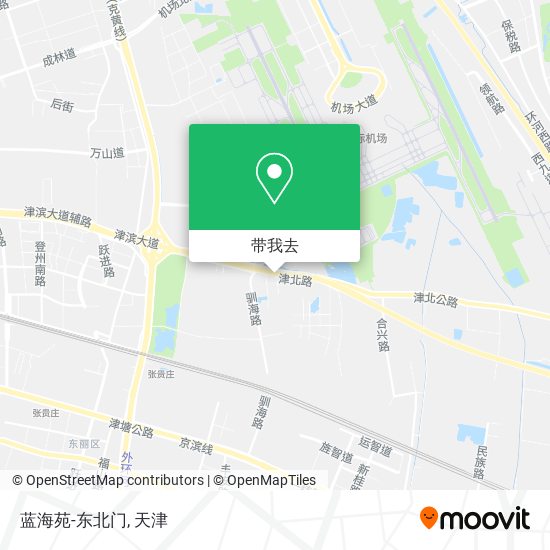 蓝海苑-东北门地图