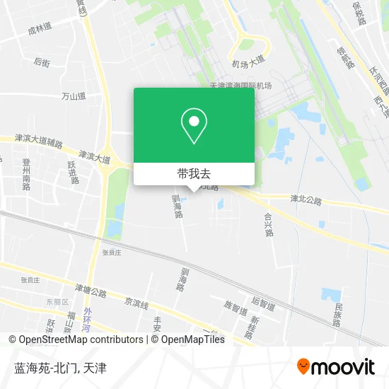 蓝海苑-北门地图
