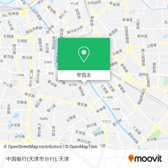 中国银行(天津市分行)地图