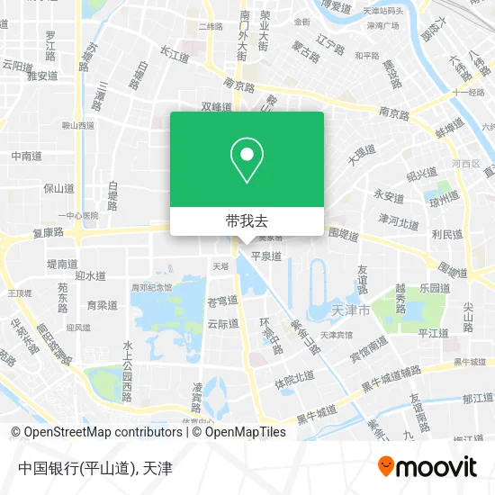 中国银行(平山道)地图