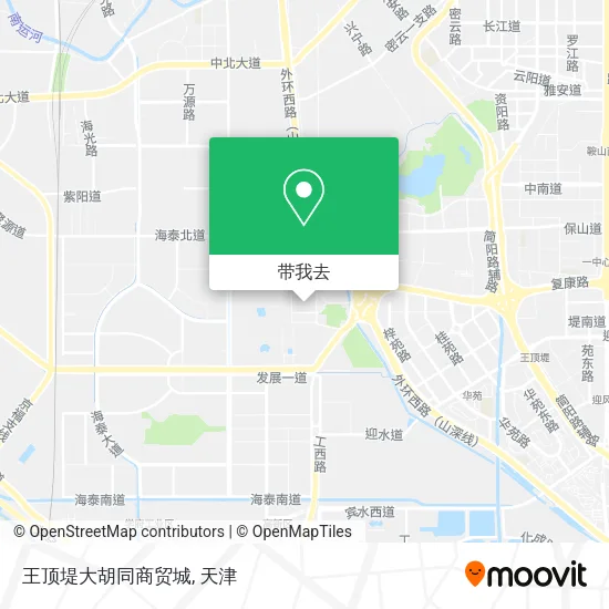 王顶堤大胡同商贸城地图