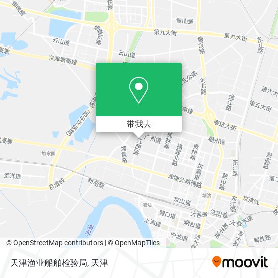 天津渔业船舶检验局地图