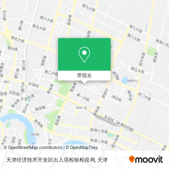 天津经济技术开发区出入境检验检疫局地图