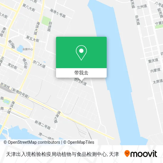 天津出入境检验检疫局动植物与食品检测中心地图