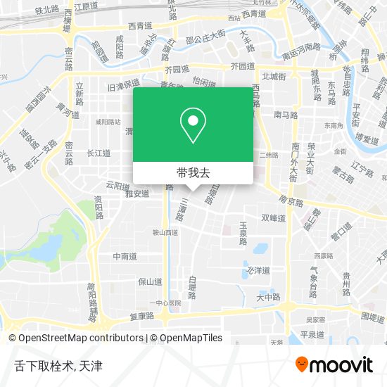 舌下取栓术地图