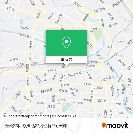 金虎家私(欧亚达家居红桥店)地图