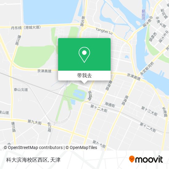 科大滨海校区西区地图