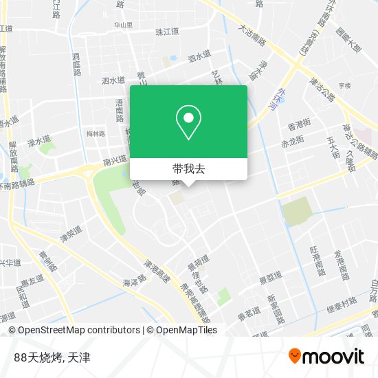 88天烧烤地图