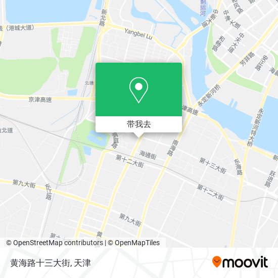 黄海路十三大街地图