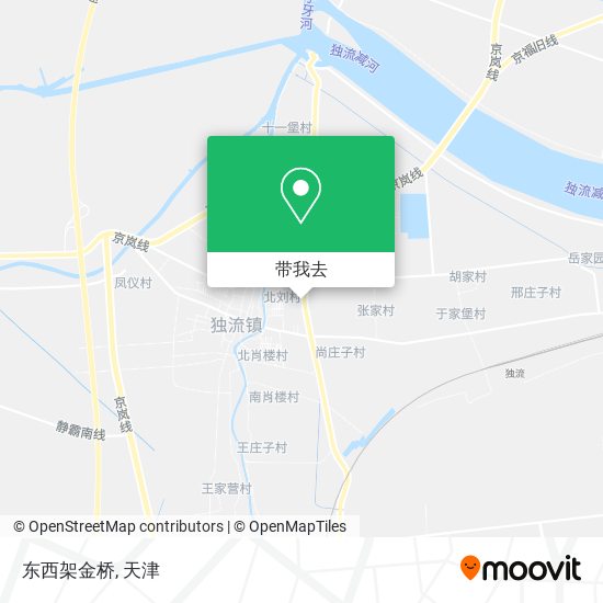 东西架金桥地图