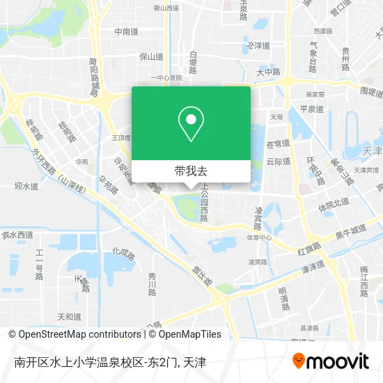 南开区水上小学温泉校区-东2门地图