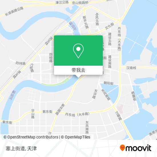 塞上街道地图