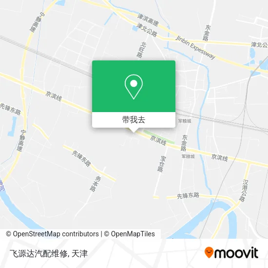 飞源达汽配维修地图