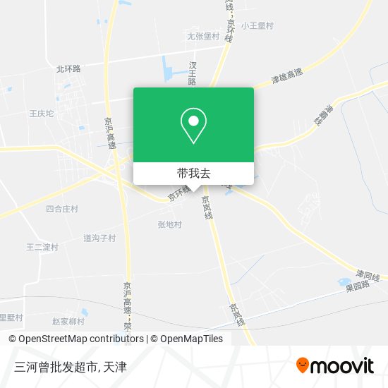 三河曾批发超市地图